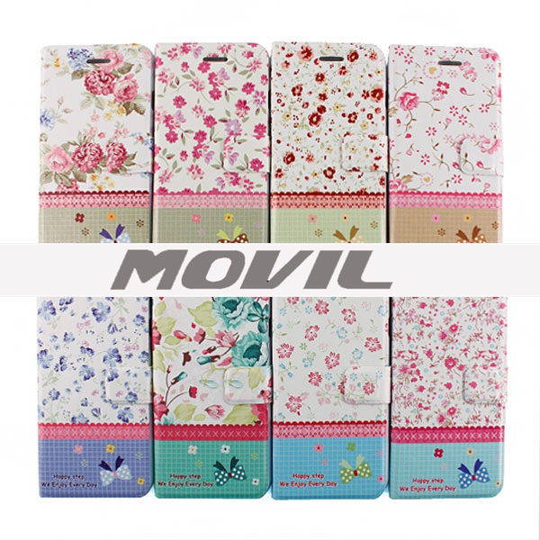 NP-2214 Tapa de cuero funda para Apple iPhone 6-12